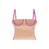 t-hailyna Rynkad mesh-top med kantband t-hailyna Rynkad mesh-top med kantband