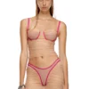 t-hailyna Rynkad mesh-top med kantband t-hailyna Rynkad mesh-top med kantband