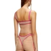 t-hailyna Rynkad mesh-top med kantband t-hailyna Rynkad mesh-top med kantband