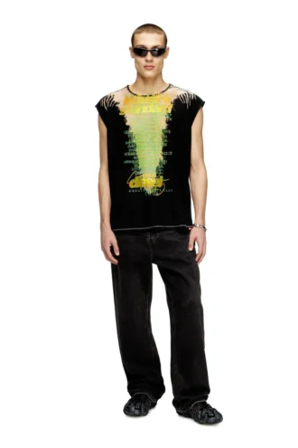 t-isak-a Ärmlös T-shirt med textutskrift
