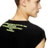 t-isak-a Ärmlös T-shirt med textutskrift t-isak-a Ärmlös T-shirt med textutskrift