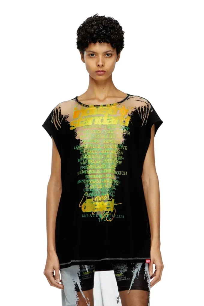 t-isak-a Ärmlös T-shirt med textutskrift t-isak-a Ärmlös T-shirt med textutskrift