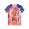 t-jodie T-shirt med skrynklig Diesel-filmtryck