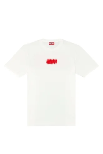 t-just-n4 T-shirt med logotyp i ekologisk bomull t-just-n4 T-shirt med logotyp i ekologisk bomull