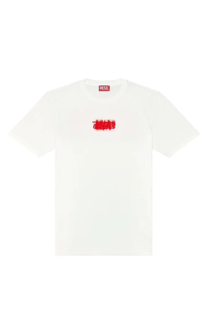 t-just-n4 T-shirt med logotyp i ekologisk bomull t-just-n4 T-shirt med logotyp i ekologisk bomull