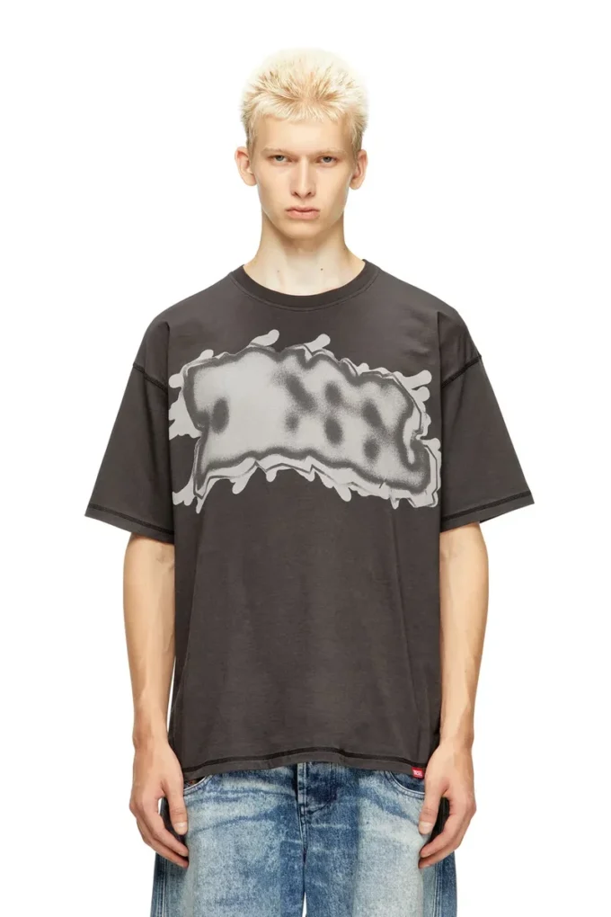 t-leonard-ihbj T-shirt med graffititryck t-leonard-ihbj T-shirt med graffititryck