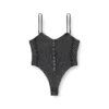 t-ley Stringbodysuit i marmorerad ribbad jersey t-ley Stringbodysuit i marmorerad ribbad jersey
