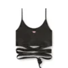 t-leya-tail-r1 Linne i denimlook med knytband t-leya-tail-r1 Linne i denimlook med knytband