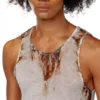 t-lifty-burn-art Tulle-linne med tryck av brinnande plast t-lifty-burn-art Tulle-linne med tryck av brinnande plast