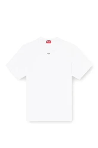 t-madjust-tr Vanlig T-shirt med rund hals och Oval D