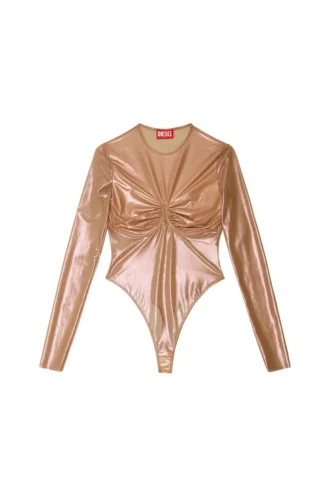 t-nikki Metallic topp i tyll med bh-detalj