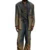 t-nomely Polotröja i jersey med denimlook t-nomely Polotröja i jersey med denimlook
