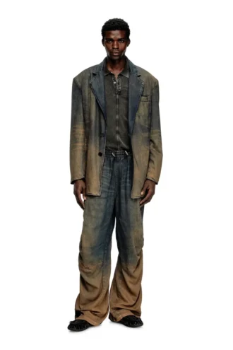 t-nomely Polotröja i jersey med denimlook