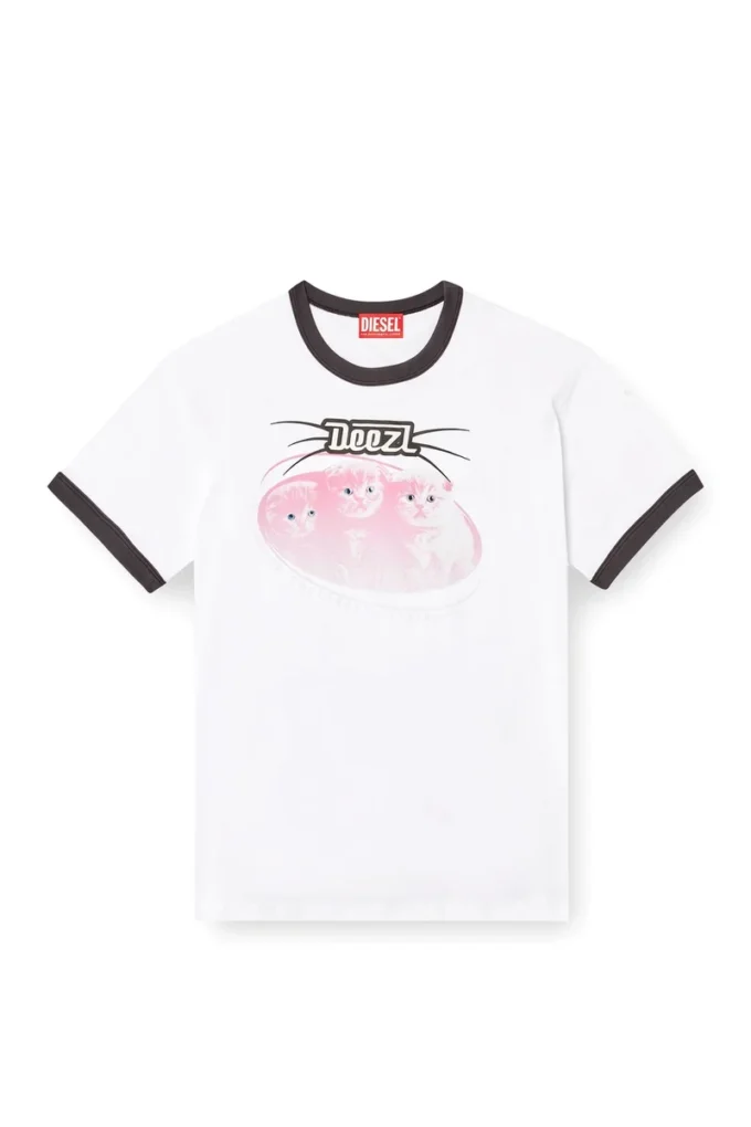 t-norm-cuff Bomullst-shirt med digitaltryck t-norm-cuff Bomullst-shirt med digitaltryck