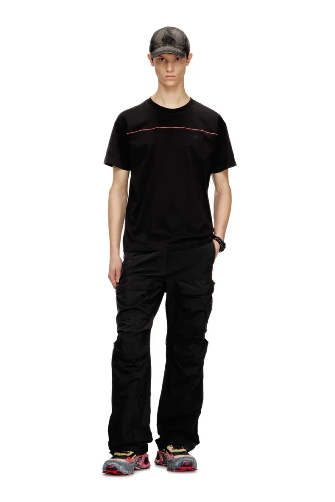 t-norm-piping T-shirt med kontrastkantband t-norm-piping T-shirt med kontrastkantband
