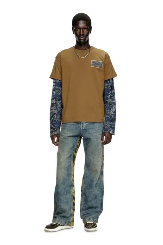 t-norm-t3 T-shirt med kamouflagelogopatch