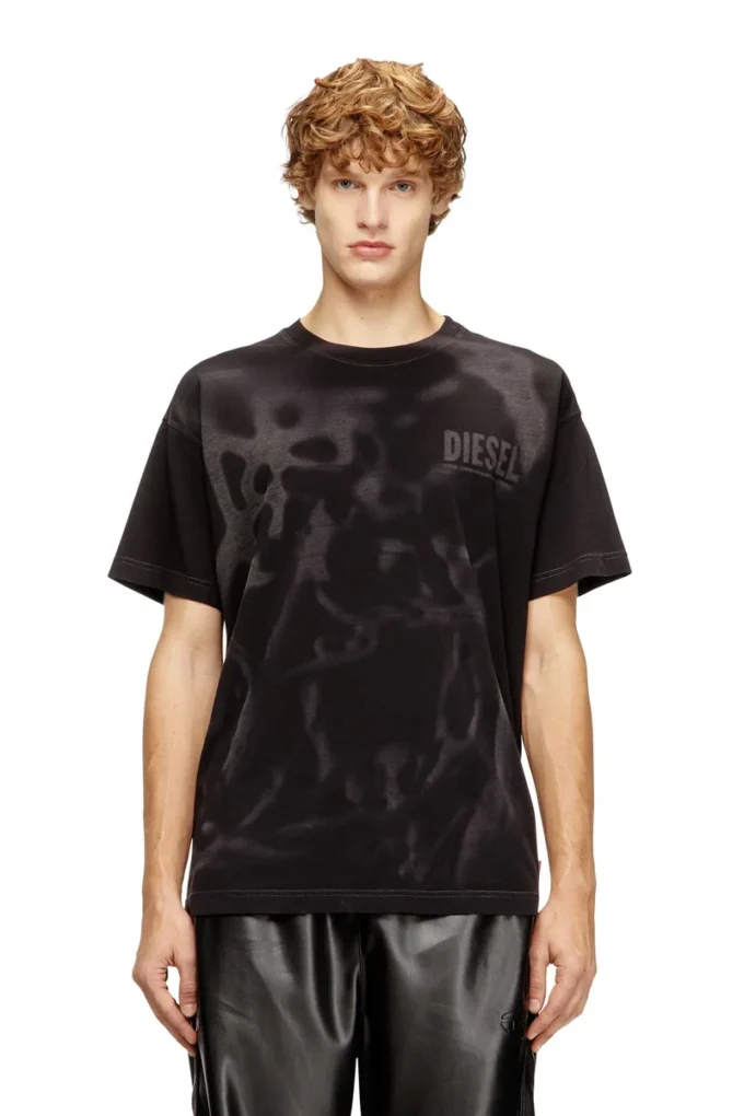 t-norm-v7 Bomullst-shirt med laserprint
