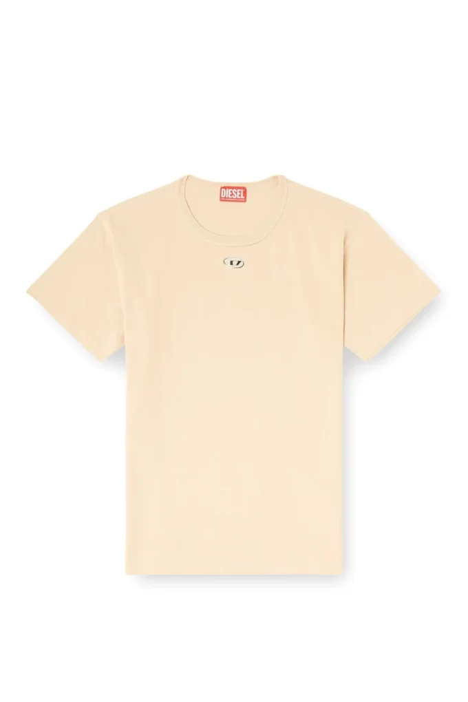 t-normy-od-s1 Bomullst-shirt med metalliskt Oval D t-normy-od-s1 Bomullst-shirt med metalliskt Oval D