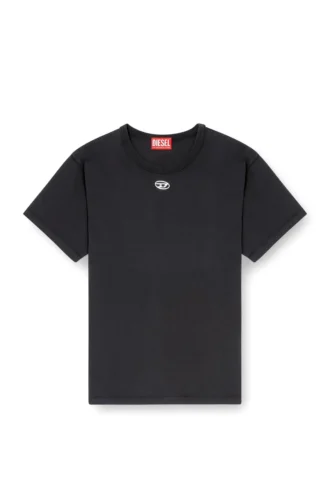 t-normy-od-s1 Bomullst-shirt med metalliskt Oval D