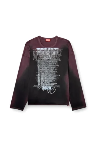t-olavi-aa Långärmad T-shirt i tech-jersey med textutskrift