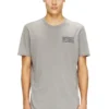 t-rawjust-v1 Acid-wash T-shirt med råa kanter
