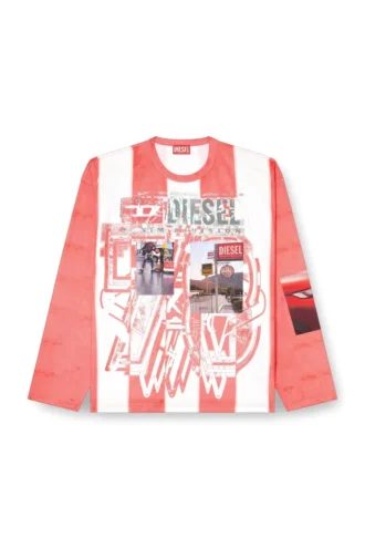 t-ruby Randig långärmad T-shirt med fotopatchar