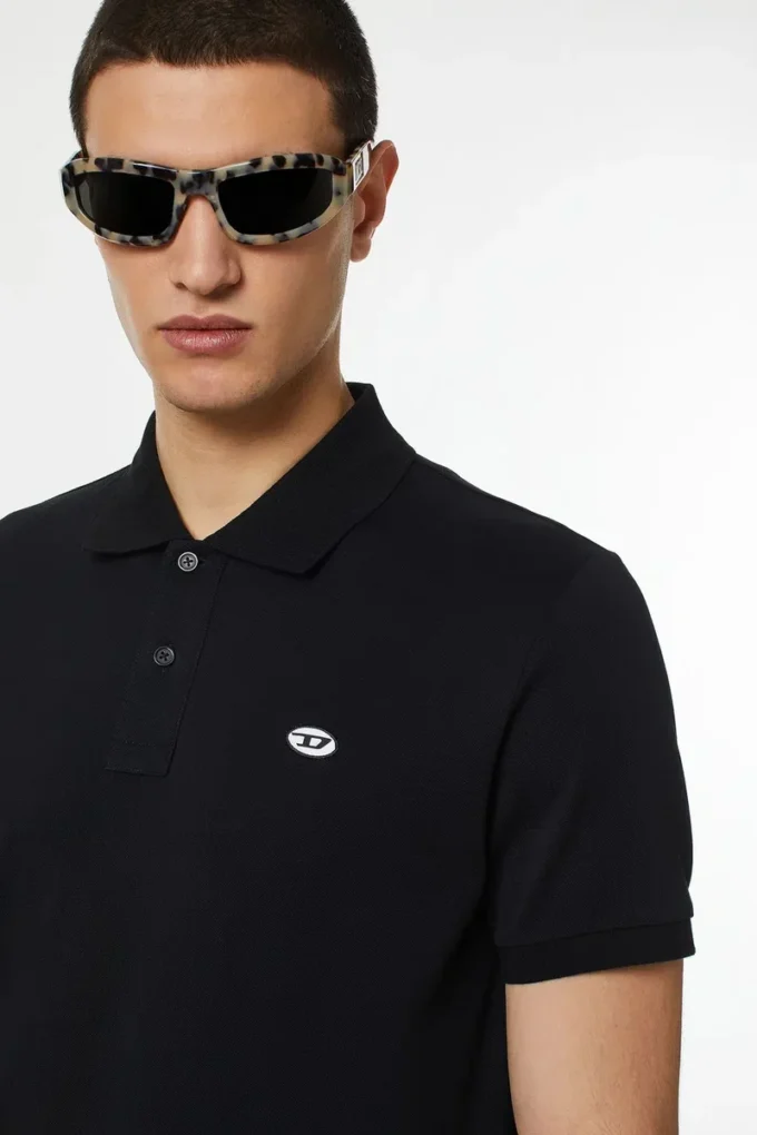 t-smith-doval-pj Polotröja med D oval patch