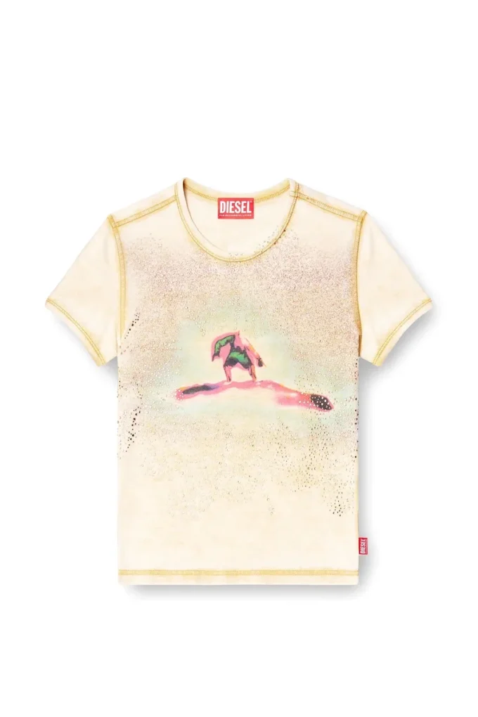 t-uncuties-long-s10 Slim T-shirt med strass