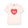 t-uncuties-long-s5 Slim T-shirt med hjärtmönster och nitar