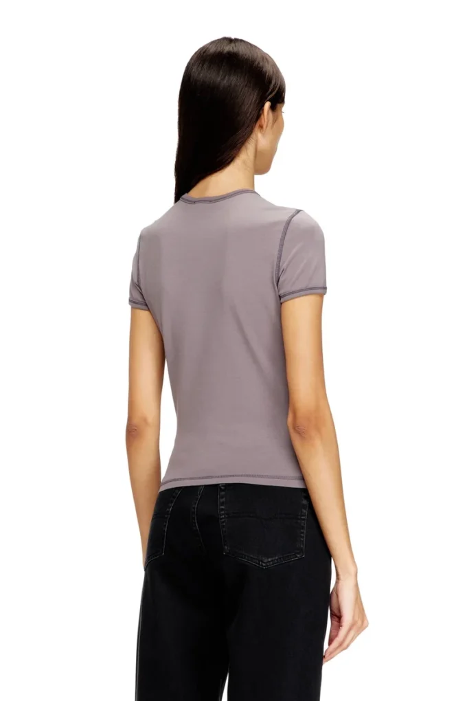 t-uncuties-long-s5 Slim T-shirt med hjärtmönster och nitar