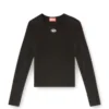 t-uncutieslong-ls-od Bomullströja med Oval D-logotyp t-uncutieslong-ls-od Bomullströja med Oval D-logotyp