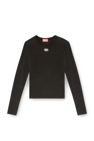 t-uncutieslong-ls-od Bomullströja med Oval D-logotyp