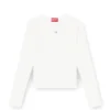 t-uncutieslong-ls-od Bomullströja med Oval D-logotyp t-uncutieslong-ls-od Bomullströja med Oval D-logotyp
