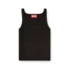 t-wife-od Slim tank top med laserskuren Oval D