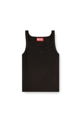 t-wife-od Slim tank top med laserskuren Oval D