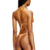 tropik_ta-bh Metallic bikinitopp med lotusmönster tropik_ta-bh Metallic bikinitopp med lotusmönster