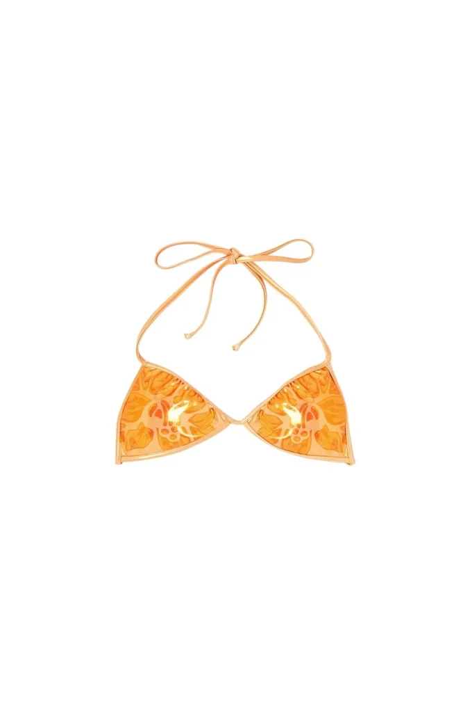 tropik_ta-bh Metallic bikinitopp med lotusmönster tropik_ta-bh Metallic bikinitopp med lotusmönster
