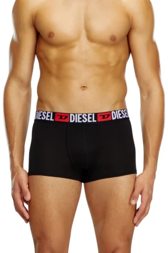 umbx-damienthreepack Trepack boxershorts med logotyp över hela midjan