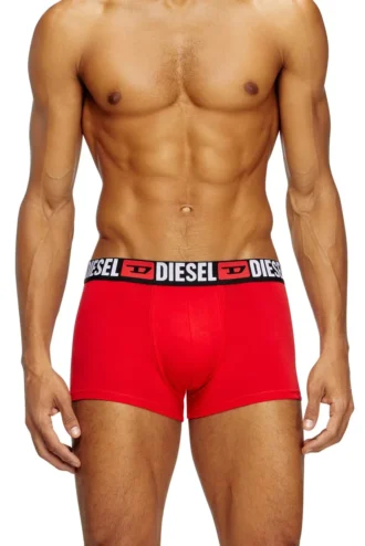 umbx-damienthreepack Trepack boxershorts med logotyp över hela midjan