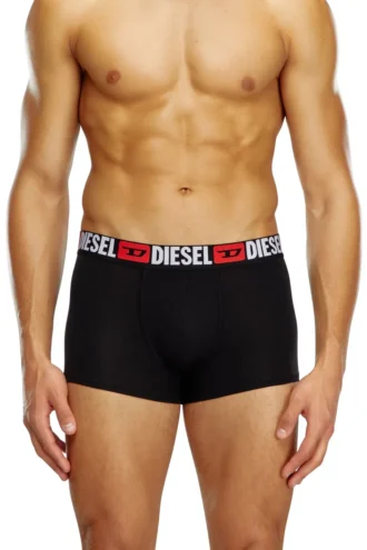 umbx-damienthreepack Trepack boxershorts med logotyp över hela midjan