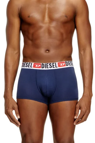 umbx-damienthreepack Trepack boxershorts med logotyp över hela midjan