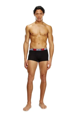 umbx-damienthreepack Trepack boxershorts med logotyp över hela midjan