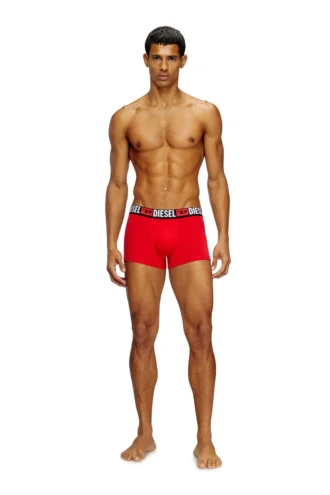 umbx-damienthreepack Trepack boxershorts med logotyp över hela midjan