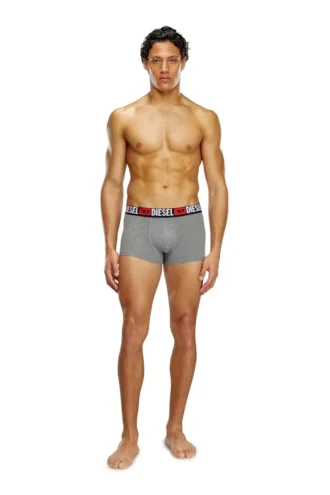 umbx-damienthreepack Trepack boxershorts med logotyp över hela midjan