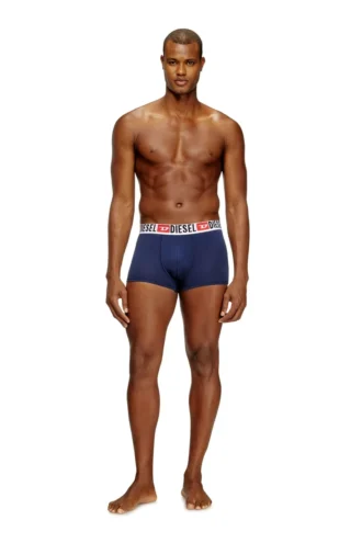umbx-damienthreepack Trepack boxershorts med logotyp över hela midjan