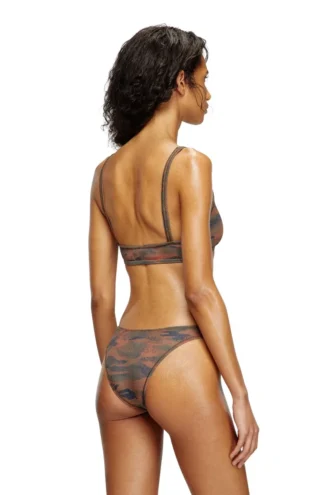 ut-bra-top-utlt Bikini-top med kamouflage och utskuren logotyp