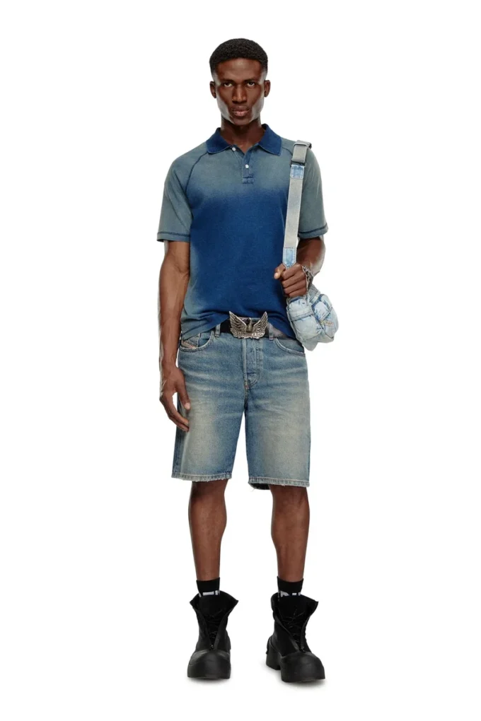 Vanliga korta jeansshorts