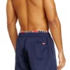 visper-41-d-core Midilånga badshorts med logotryck visper-41-d-core Midilånga badshorts med logotryck