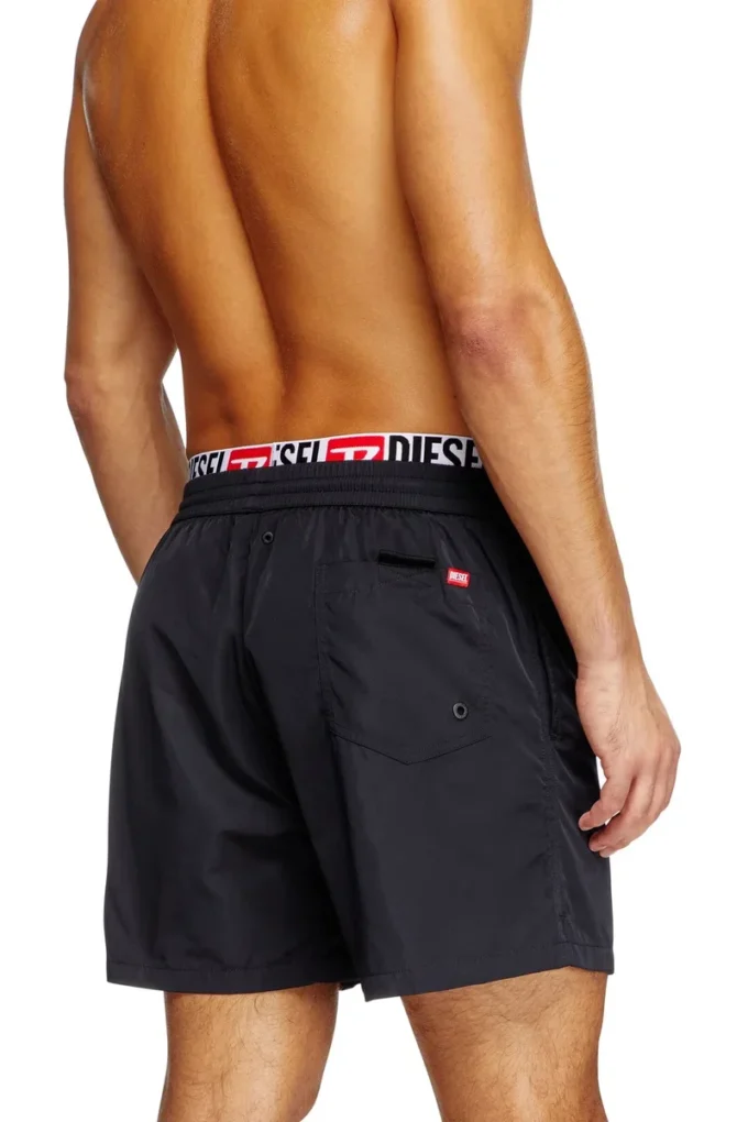 visper-41-d-core Midilånga badshorts med logotryck visper-41-d-core Midilånga badshorts med logotryck