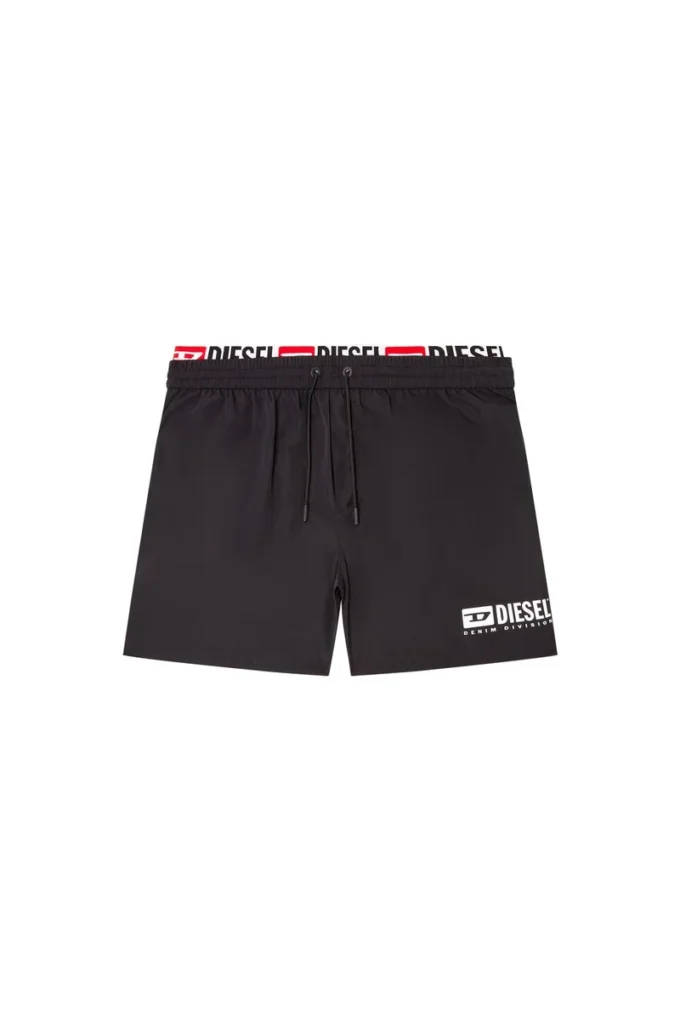 visper-41-d-core Midilånga badshorts med logotryck visper-41-d-core Midilånga badshorts med logotryck